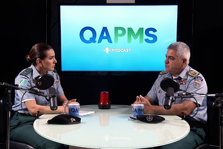 Imagem:  Comandante da PMMS, o coronel Marcos Paulo Gimenez é o primeiro entrevistado