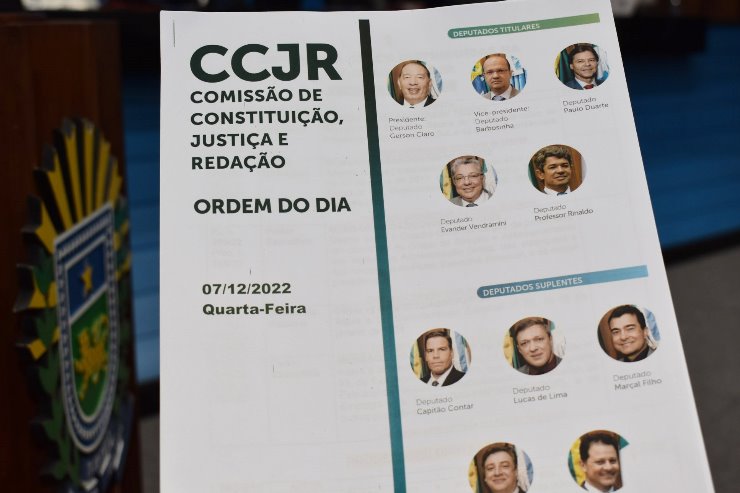 Imagem: O projeto do Ministério Público Estadual será encaminhado para análise da CCJR 