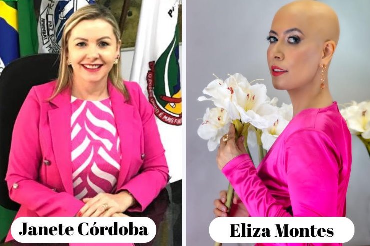 Imagem: Eliza Montes e Janete Córdoba. Duas mulheres de histórias admiráveis e que representam bem a força feminina são homenageadas pelo deputado estadual Neno Razuk (PL) neste dia 8 de Março.