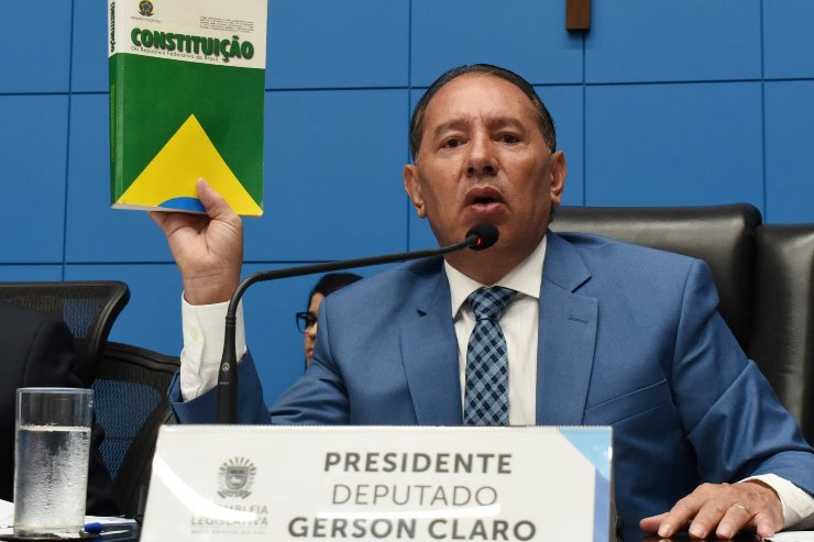 Imagem: Presidente Gerson Claro: "Casa de Leis irá se pautar em debates e ações que visam o desenvolvimento de Mato Grosso do Sul"