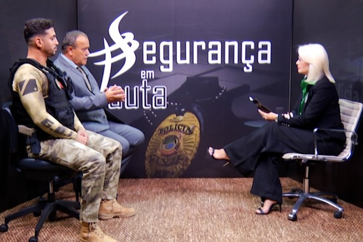 Imagem: Delegado Mário Donizete Ferraz de Queiroz e o investigador Augusto Torres falaram sobre o trabalho da polícia na Capital