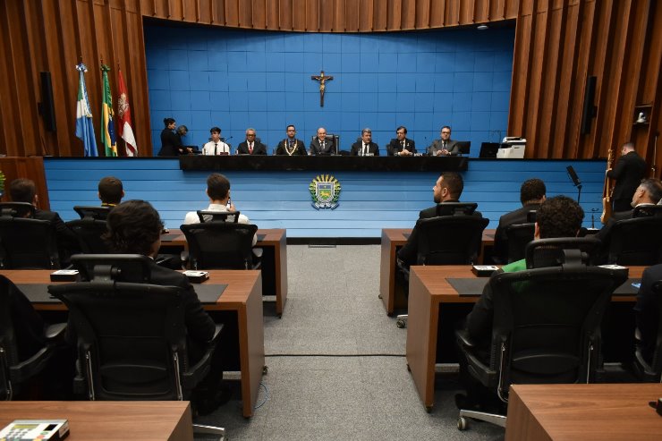 Imagem: Lideranças representativas da Ordem DeMolay no Estado foram homenageadas pelo Poder Legislativo