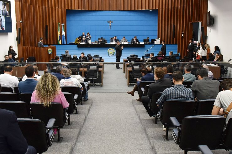 Imagem: Plenário da Assembleia Legislativa de Mato Grosso do Sul; na sessão desta quarta-feira, devem ser votados cinco projetos