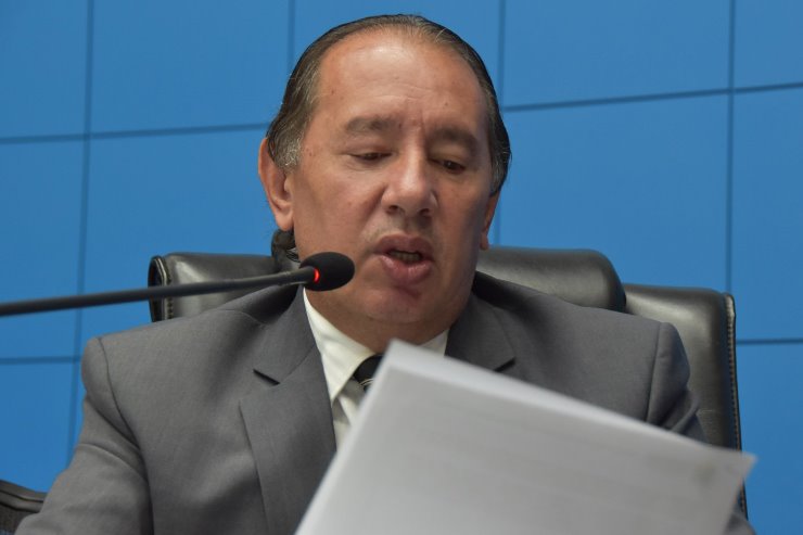 Imagem: O presidente da ALEMS apresentou matéria que aprimora o combate aos trotes telefônicos 