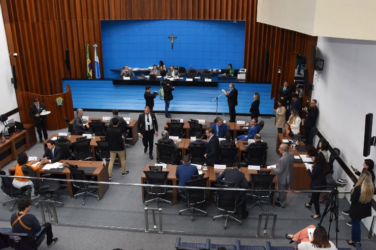 Imagem: Plenário da Assembleia Legislativa de Mato Grosso do Sul; na sessão desta quinta-feira, estão pautados quatro projetos de lei