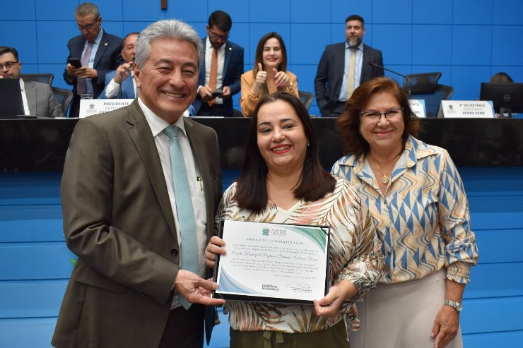 Imagem: A escola foi premiada em duas oportunidades, em 30 de março de 2023, no município de Campo Grande, e no dia 19 de maio, em Brasília, por alcançar a maior pontuação do Brasil