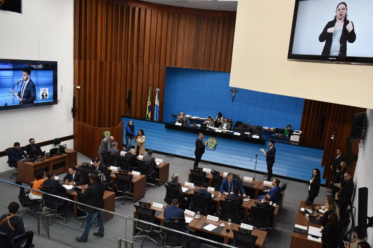 Imagem: As sessões são reailzadas no plenário do Legislativo Estadual, a partir das 9h