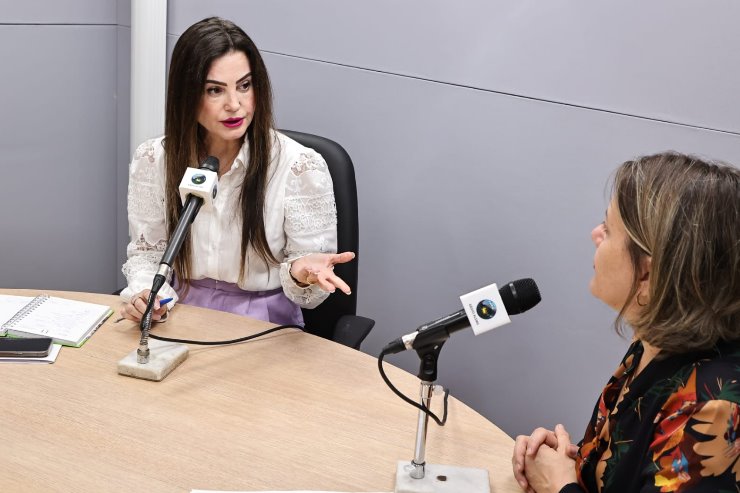 Imagem: Radio ALEMS traz informações sobre o combate da violência contra a mulher