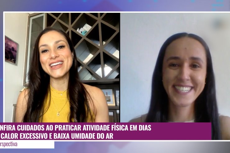 Imagem:  Nutricionista Ana Paula Paiva falou a hidratação, boa alimentação e outros cuidados em entrevista no programa Perspectiva