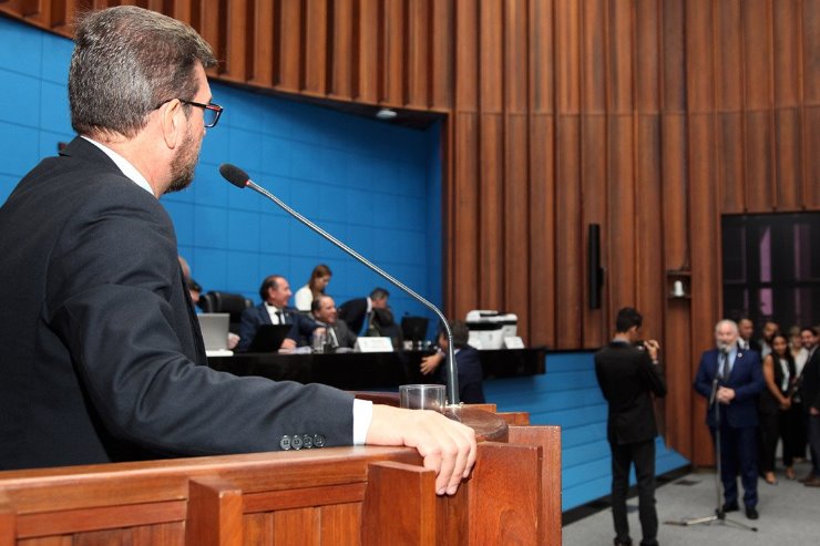 Imagem: Pedro Kemp puxou o assunto na tribuna e foi acompanhado por diversos deputados pela mudança do nome de Mato Grosso do Sul