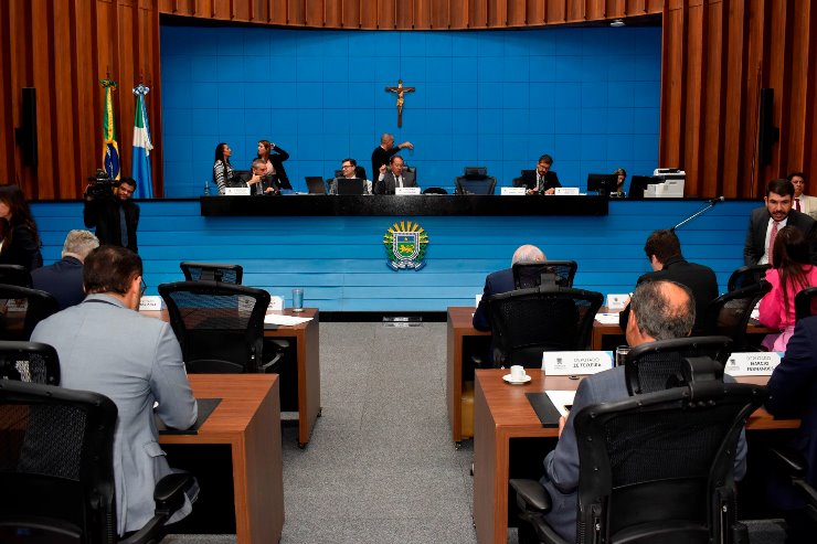 Imagem: Plenário do Legislativo Estadual onde os deputados apreciam os projetos