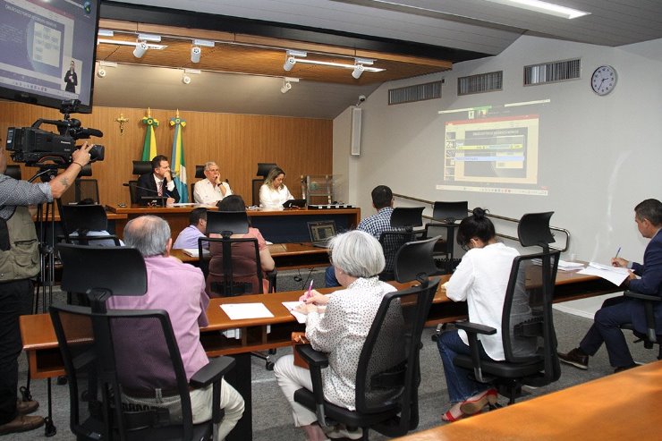 Imagem: Durante o encontro foram apresentadas as gestões de Recursos Hídricos dos Estados de São Paulo e Mato Grosso