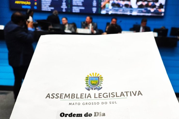 Imagem: Parlamentares da Assembleia Legislativa de Mato Grosso do Sul apreciaram seis proposições na sessão desta terça-feira