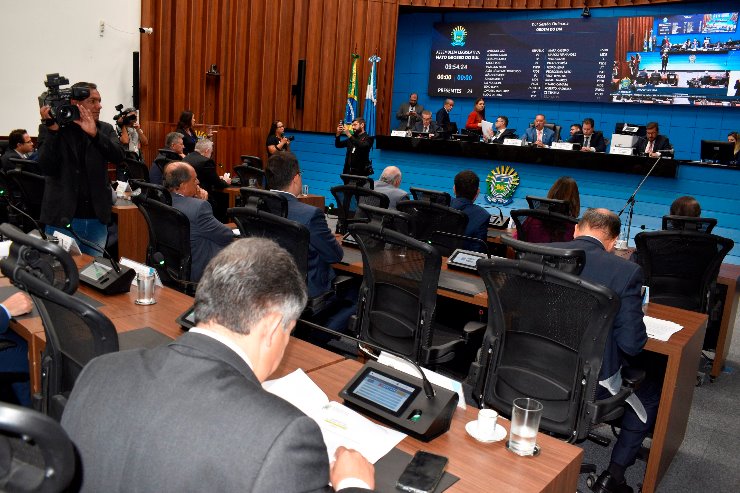 Imagem: Os projetos são votados no plenário Deputado Júlio Maia na Assembleia Legislativa de Mato Grosso do Sul