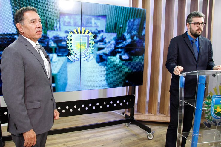 Imagem: Em entrevista para a TV Senado, o presidente da ALEMS, Gerson Claro, destacou a importância da Lei do Pantanal e da preservação do bioma 