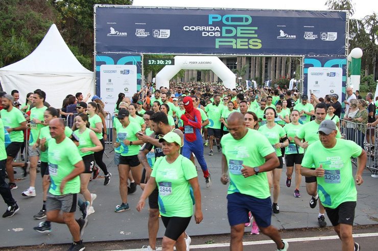 Imagem:  O evento acontece no Parque dos Poderes, coração de Campo Grande e um local de inspiração para a prática de atividades físicas