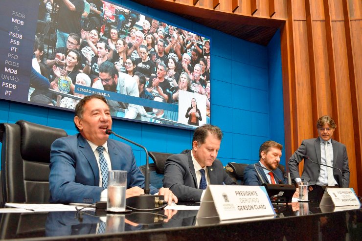 Imagem: Deputados estaduais aprovaram cinco proposições na sessão da Assembleia Legislativa de Mato Grosso do Sul