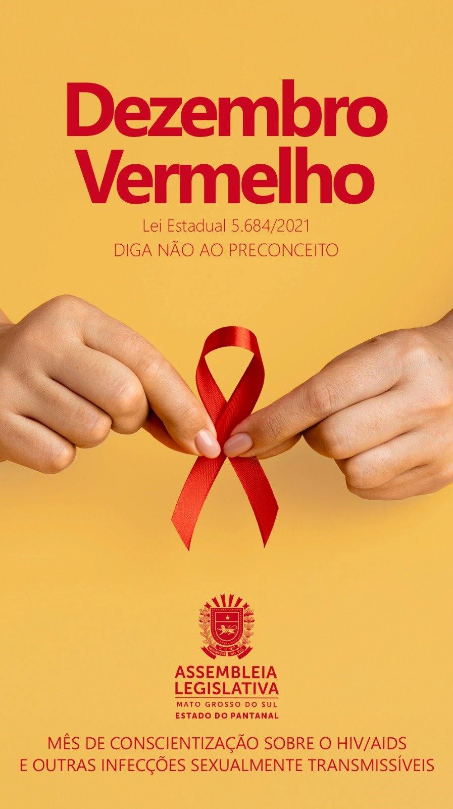 Dezembro Vermelho: Campanha de conscientização e luta contra a Aids e HIV