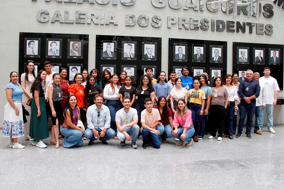 Retrospectiva: Do interior e da Capital, 680 estudantes visitaram a ALEMS em 2024