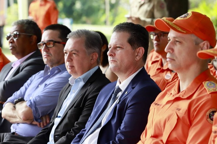 Imagem: A solenidade de transmissão de cargo na Diretoria de Proteção Ambiental (DPA) do Corpo de Bombeiros Militar de Mato Grosso do Sul, realizada nesta quarta-feira, 11 de dezembro, foi marcada por um balanço das ações integradas no combate aos incêndios no Pantanal ao longo de 2024.