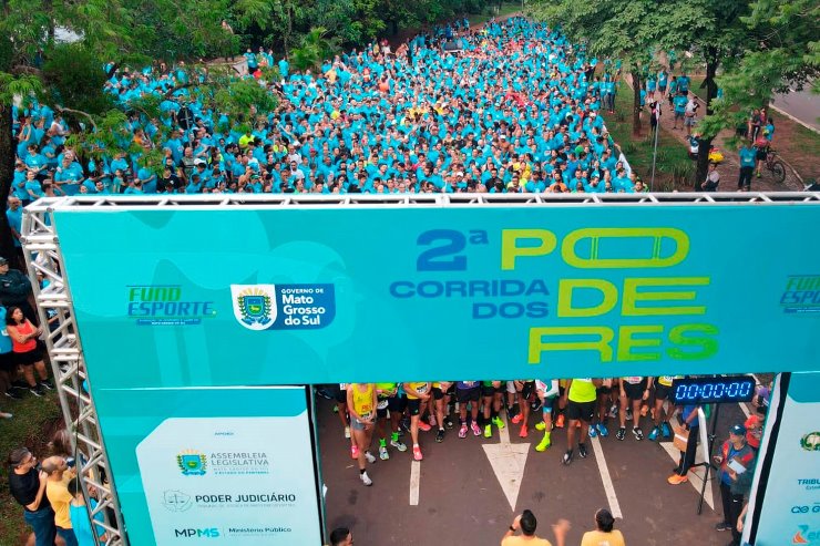 Imagem:  2ª Corrida dos Poderes reuniu cerca de 5 mil pessoas no Parque dos Poderes no fim de outubro