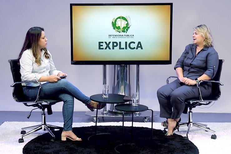 Imagem: Programa Defensoria Explica recebe a defensora pública Renata Leal 