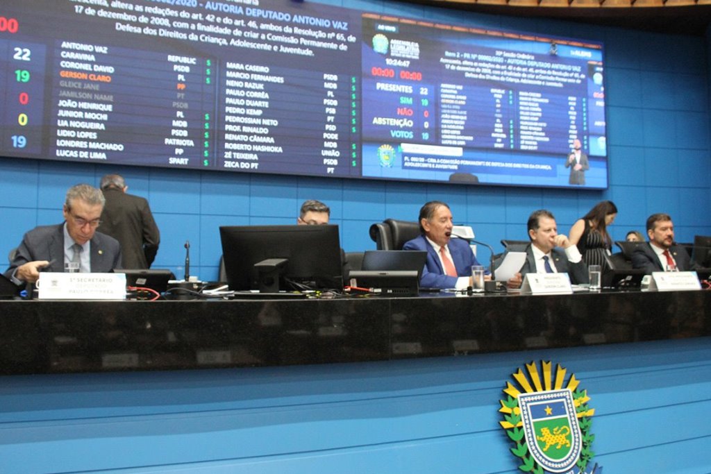 Imagem: No Plenário Júlio maia, são lidas e analisadas as matérias provenientes de outros poderes