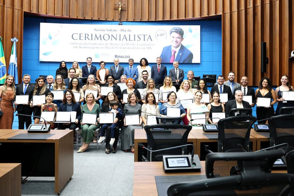 Imagem: Os profissionais do Cerimonial receberam reconhecimento especial, celebrando seu papel fundamental na organização de eventos