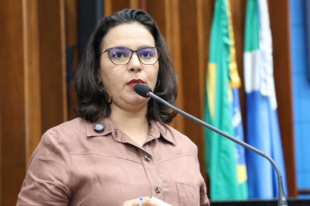 Imagem: A deputada Gleice Jane falou sobre a situação do ensino público em Dourados 