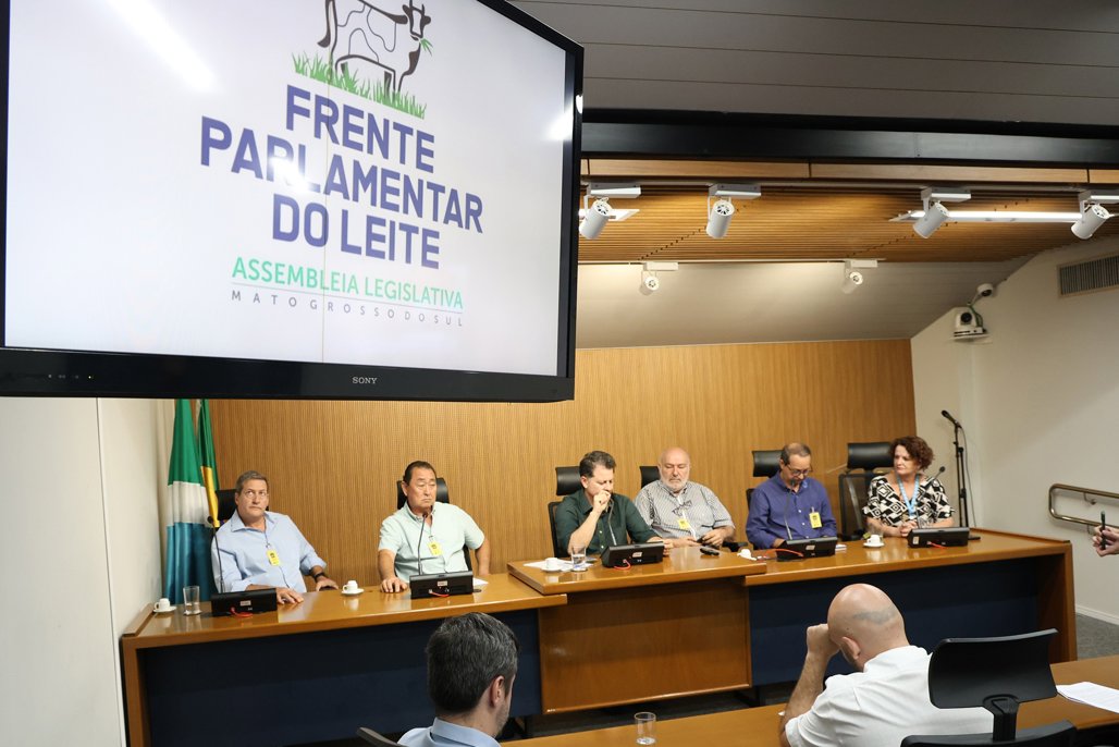 Imagem: Reunião da Frente Parlamentar do Lei, realizada no plenarinho da ALEMS, debateu iniciativas de sustentabilidade