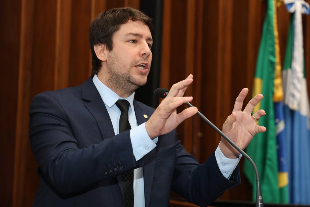 Imagem: Nesta terça-feira, João Henrique abordou a gestão da Cassems, na tribuna