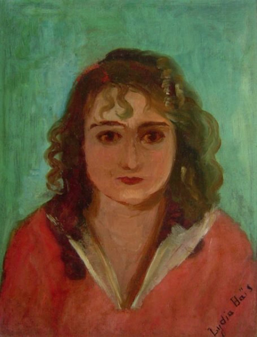 Autorretrato da artista Lídia Baís (Foto: Fundação de Cultura de MS)