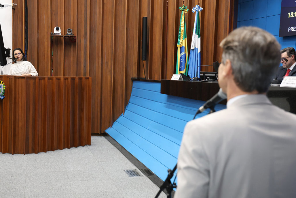 Paulo Duarte defendeu a CCJR e ofereceu sua vaga à Gleice Foto: Wagner Guimarães / ALEMS