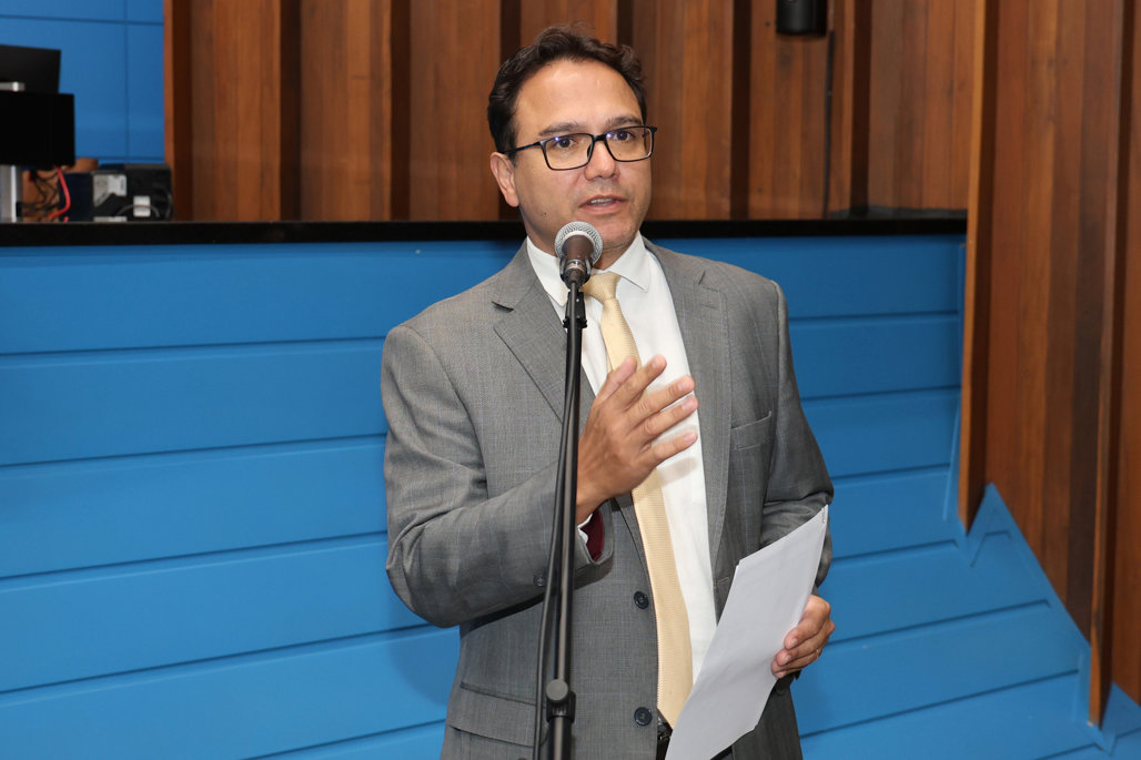 Deputado Pedrossian Neto, autor da lei que instituiu a campanha (Foto: Luciana Nassar)