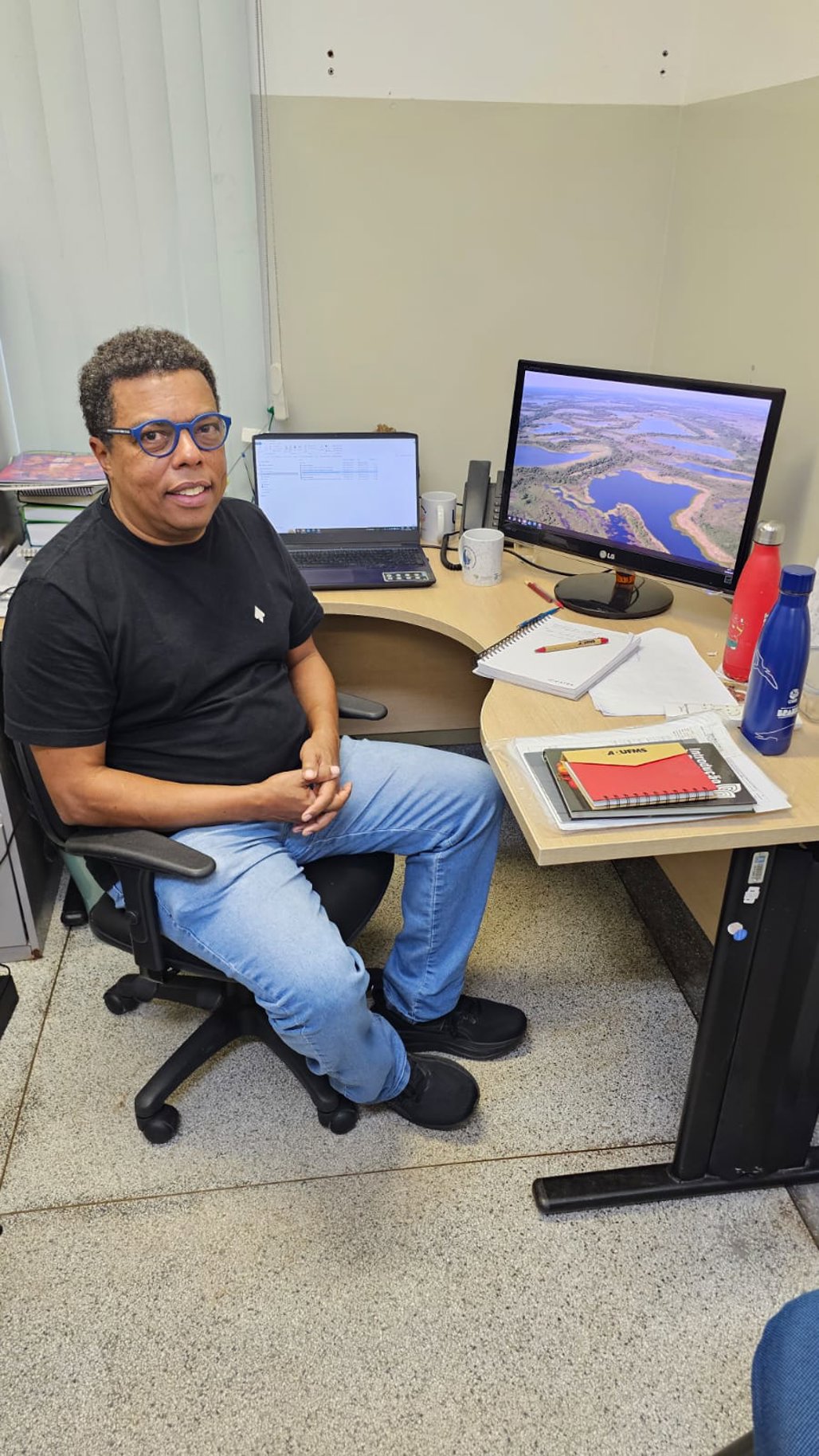 Prof. Dr. Geraldo Damasceno, especialista em ecologia do fogo (Foto: Arquivo pessoal)