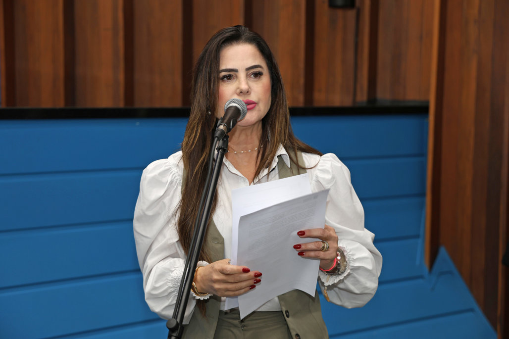  Deputada Mara Caseiro durante aprovação do projeto