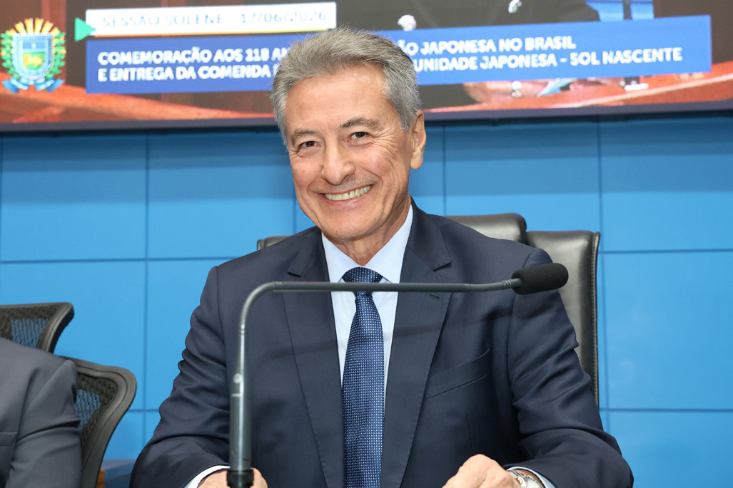 Hashioka é o proponente da sessão solene e da comenda do mérito
