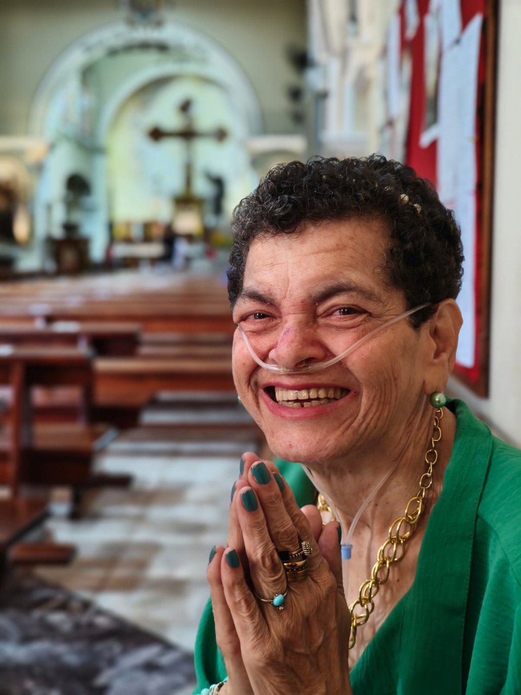 Luiza tem doença pulmonar crônica e depende de oxigênio suplementar (Foto: Arquivo Pessoal)