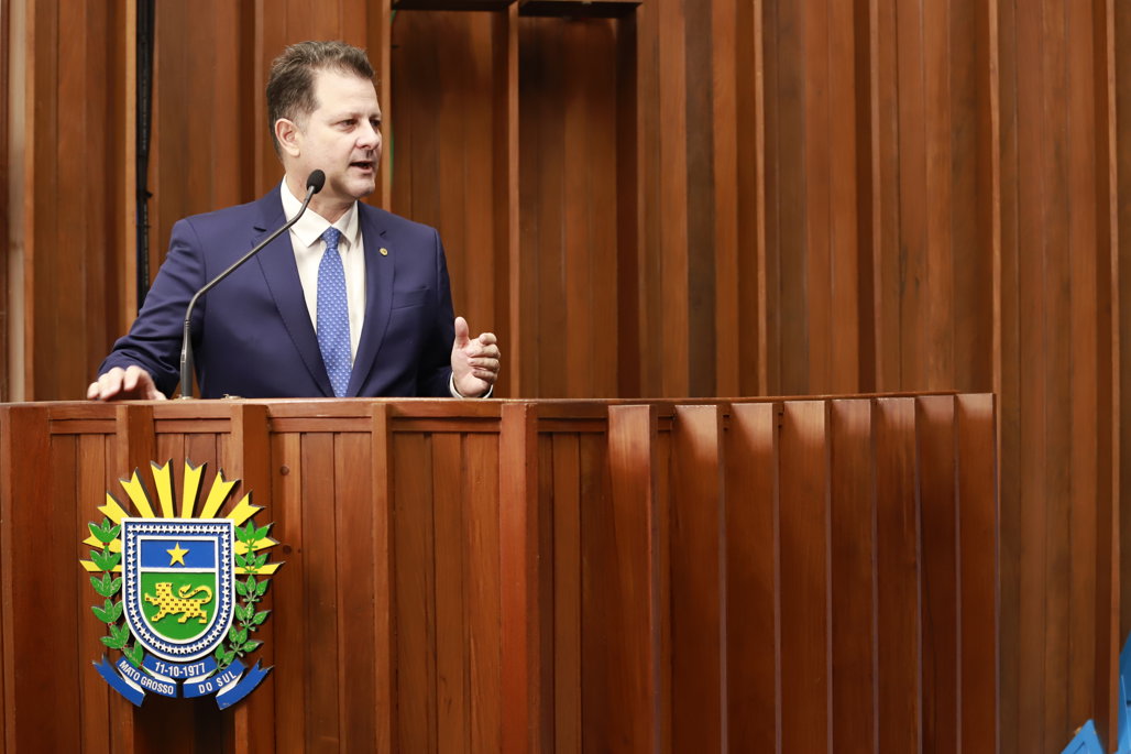 Foto: Arquivo pessoal - Renato Câmara durante sessão legislativa 