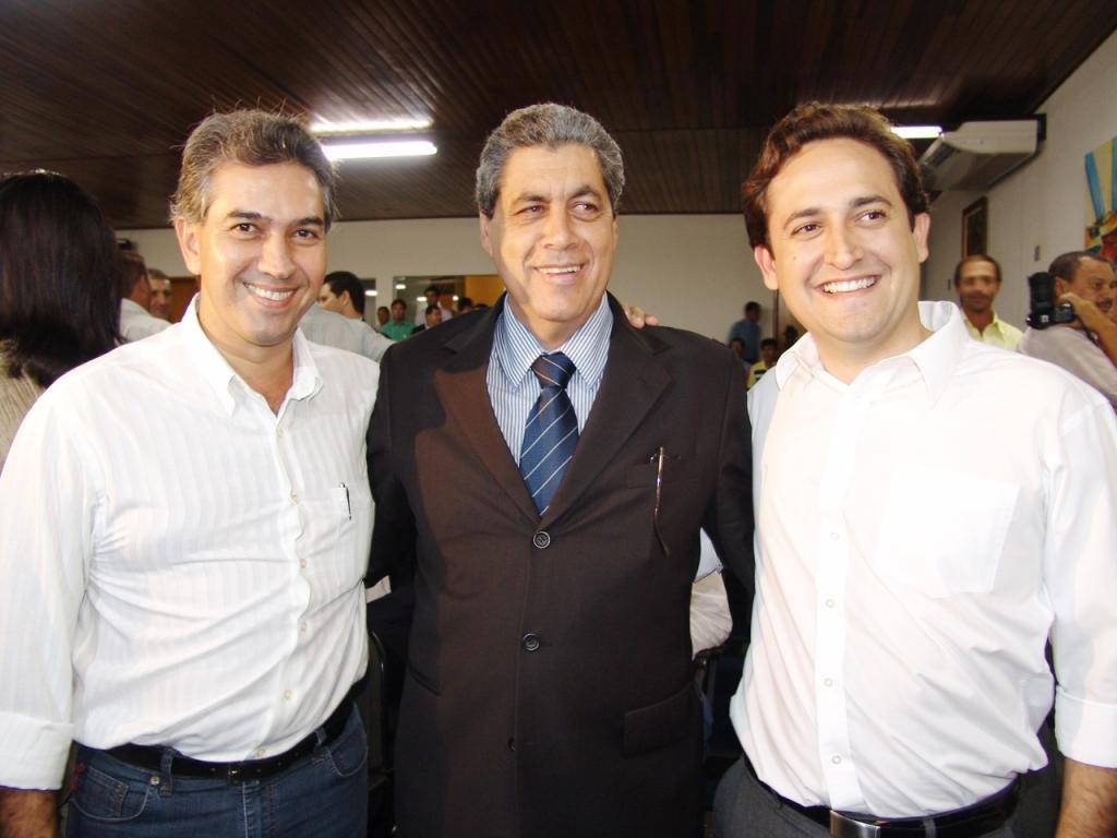 Imagem: Reinaldo Azambuja, André Puccinelli e Marcio Fernandes