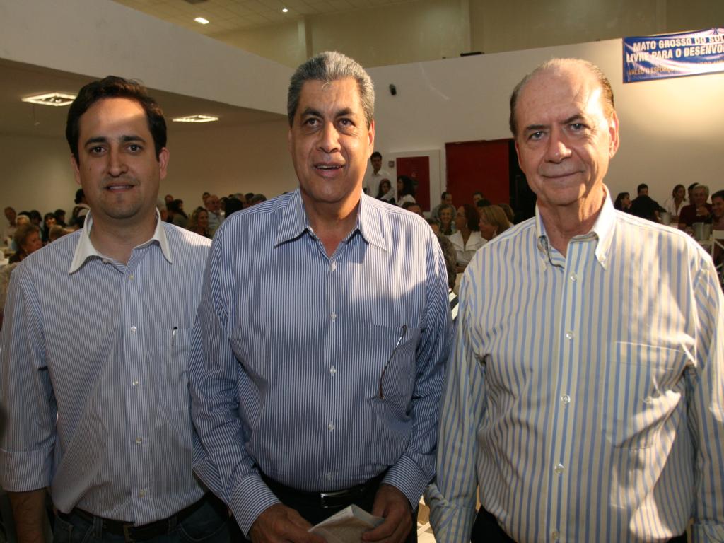 Imagem: Governador entre Marcio Fernandes e Laucídio Coelho