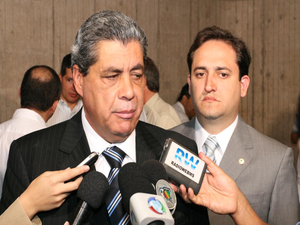 Imagem: Governador André Puccinelli e o deputado Marcio Fernandes