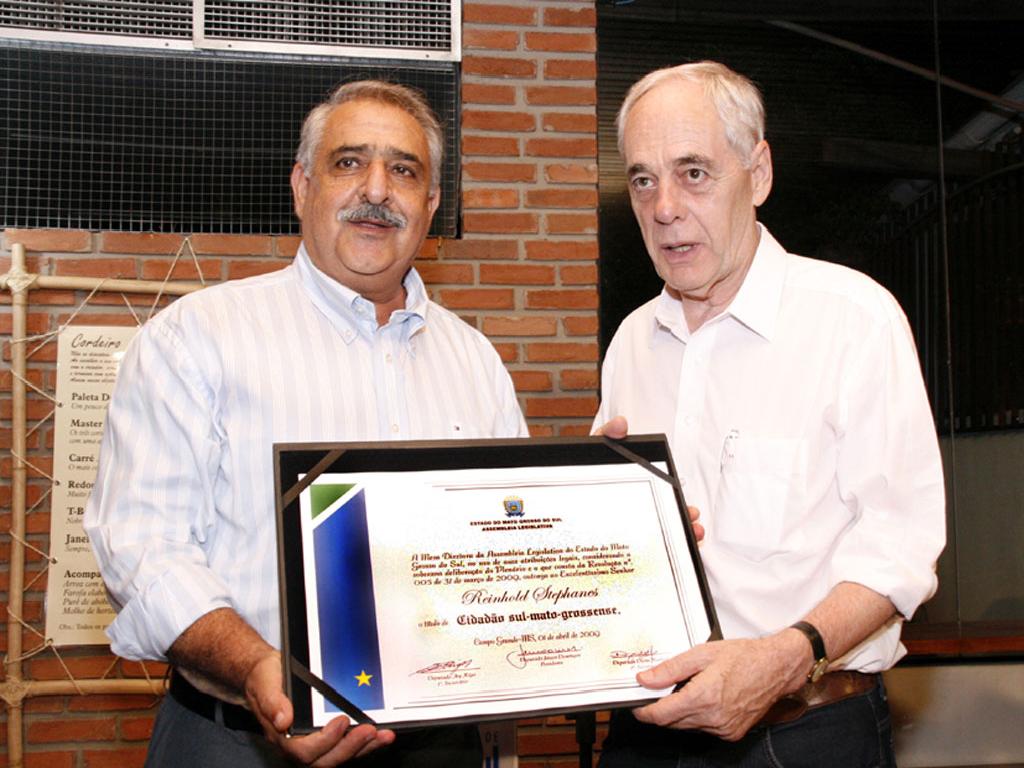 Imagem: Deputado Jerson domingos e Reinhold Stephanes