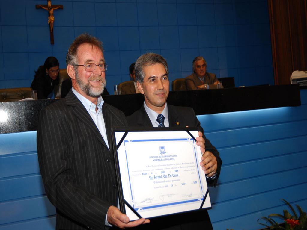 Imagem: Deputado Reinaldo Azambuja e  Ake Bernhard Van Der Vinne