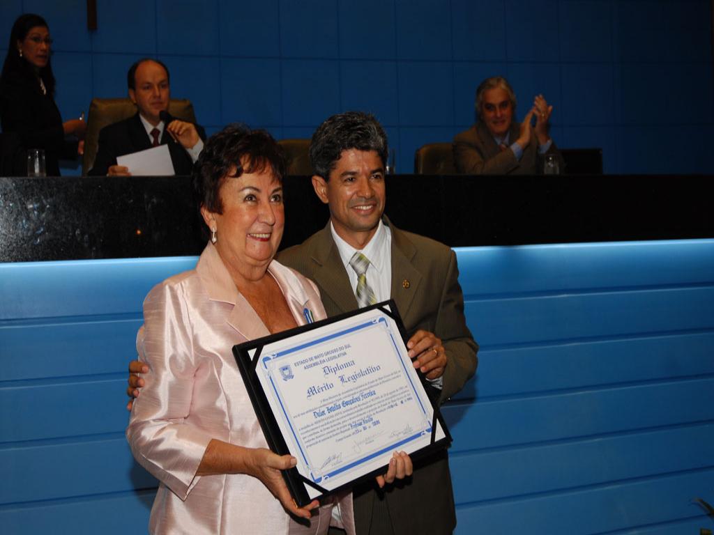 Imagem: Deputado Professor Rinaldo e Dulce Botelho Gonçalves Ferreira