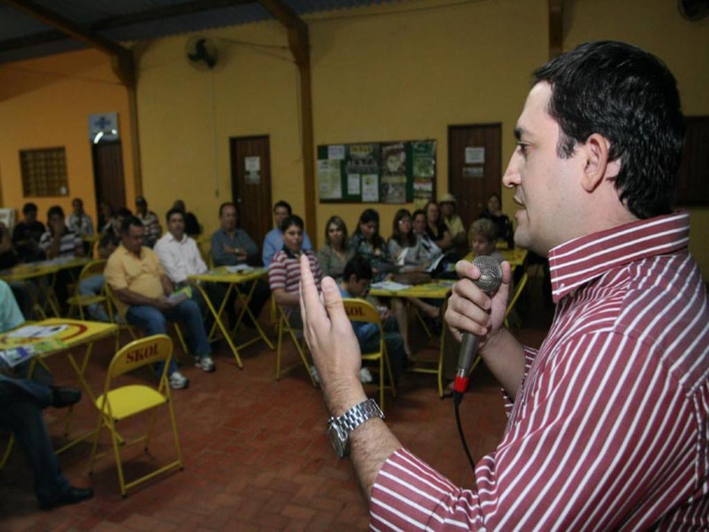 Imagem: Deputado Marcio Fernandes no Sindicato Rural de Bonito