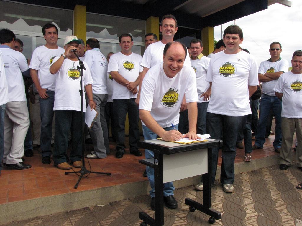 Imagem: Junior Mochi lança movimento Salve o Taquari em Coxim 