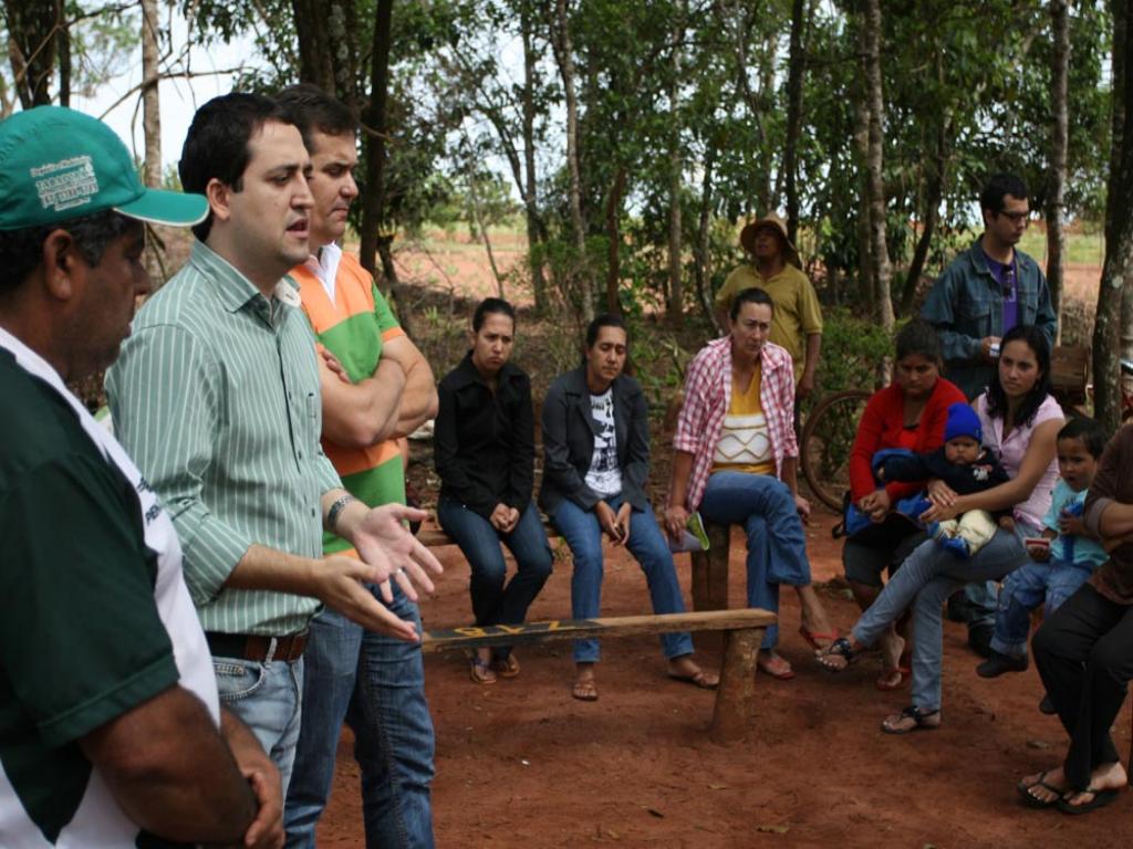 Imagem: Em Sidrolândia, deputado Marcio Fernandes visita escola e assentamentos