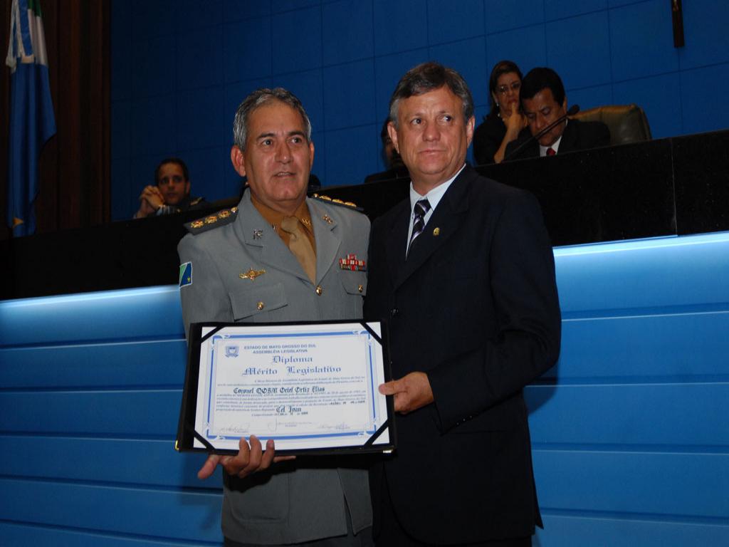 Imagem: Coronel Ociel Ortiz Elias e Deputado Coronel Ivan