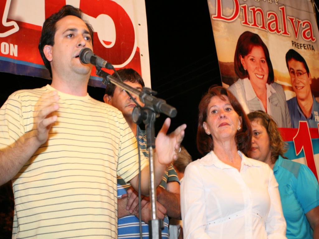Imagem: Deputado Marcio Fernandes e a prefeita Dinalva Mourão